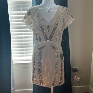 Sequin mini dress